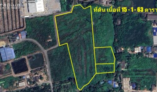Listing No.68080980 : ขายที่ดินแปลงสวยขนาด 15 ไร่ 1 งาน 63 ตารางวา ถนนคลองครุ-ศรีเมือง ต.ท่าทราย อ.เมืองสมุทรสาคร จ.สมุทรสาคร ขายถูก กำไรตั้งแต่ซื้อ เหมาะกับการลงทุน