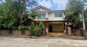 Listing No. 69030160 : ขายบ้านเดี่ยว 2 ชั้น หลังมุม สไตล์โมเดิร์น 4 ห้องนอน พร้อมเรือนรับรอง บนที่ดินขนาด 91.9 ตร.ว. หมู่บ้านวรารมย์ พรีเมี่ยม วัชรพล-จตุโชติ  กรุงเทพฯ บ้านสวย เห็นแล้ว ต้องชอบ กระเป๋าใบเดียวเข้าอยู่ได้เลย